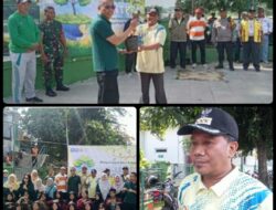 Camat Cilodong Zaenal Arifin , Memberikan Apresiasi kepada SMAN 8 Depok Aksi Tanam Pohon di Hari Pohon Sedunia.( Kita Jaga Alam, Alam jaga Kita ).